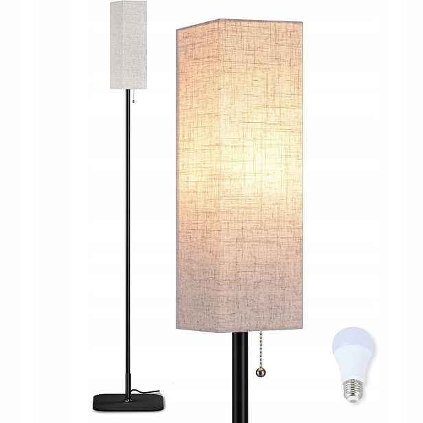 Moderní Podlahová Stojací Lampa S Led Stínítkem 172 CM
