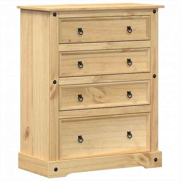 vidaXL Komoda Corona 92 x 48 x 114 cm masivní borové dřevo