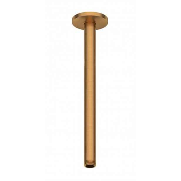 Duravit - Sprchové rameno stropní, 30 cm, kartáčovaný bronz UV0670026004