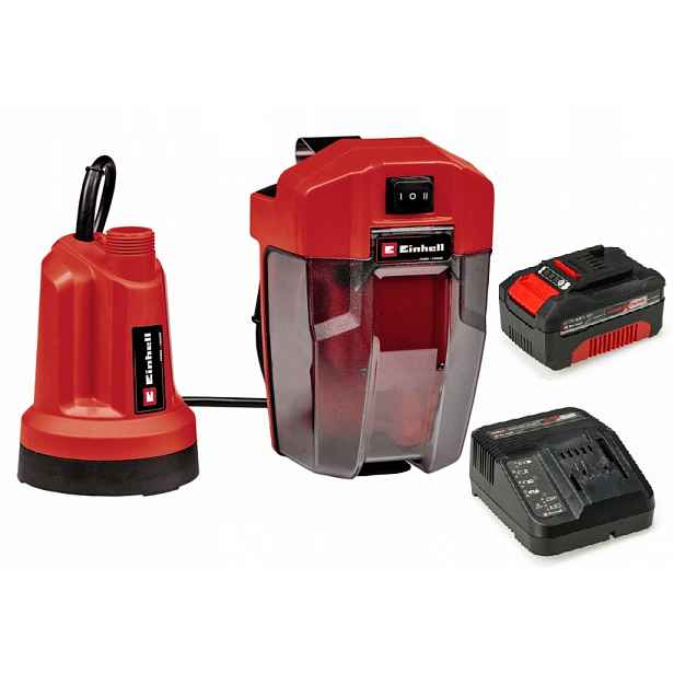 Einhell Ponorné Čerpadlo Ge-sp 18 LL Li Pro Čistou Vodu Akumulátor 4,0AH