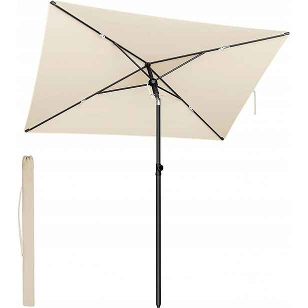 Klasický deštník Songmics béžový 232 x 270 cm Č.10
