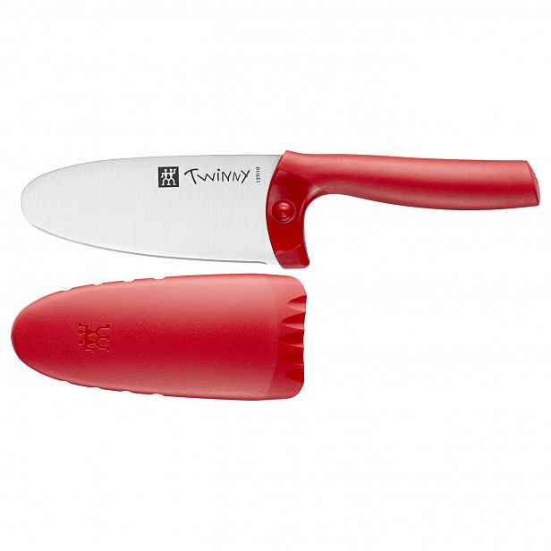 Dětský nůž Zwilling Twinny, 10 cm, červený