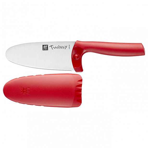Dětský nůž Zwilling Twinny, 10 cm, červený