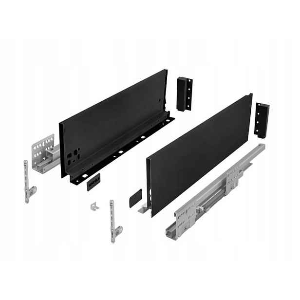 Hafele Matrix Slim Černý 400 mm H-084 35 kg 514.11.303