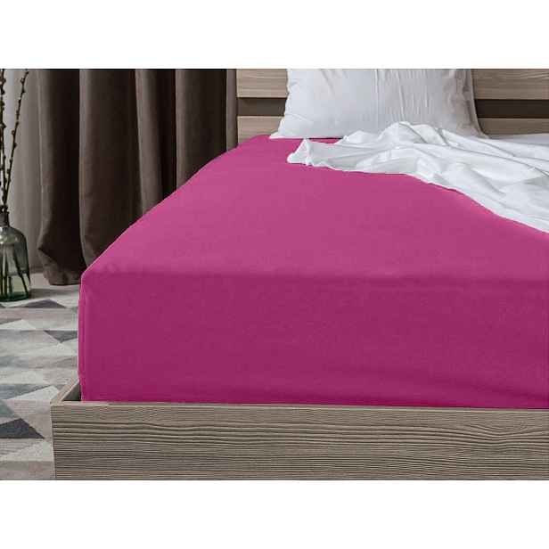 Jersey prostěradlo purpurové 90 x 200 cm