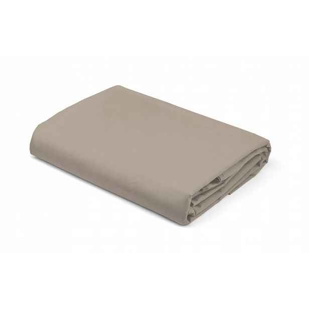 Prostěradlo s gumičkou 180x200 béžové taupe jednobarevné Pure
