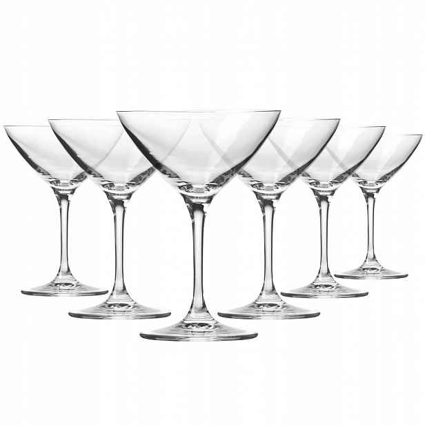 Skleničky na koktejly martini Krosno Coupette sada 250 ml 6 ks