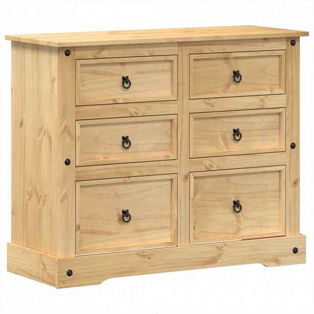 vidaXL Komoda Corona 110 x 43 x 91 cm masivní borové dřevo