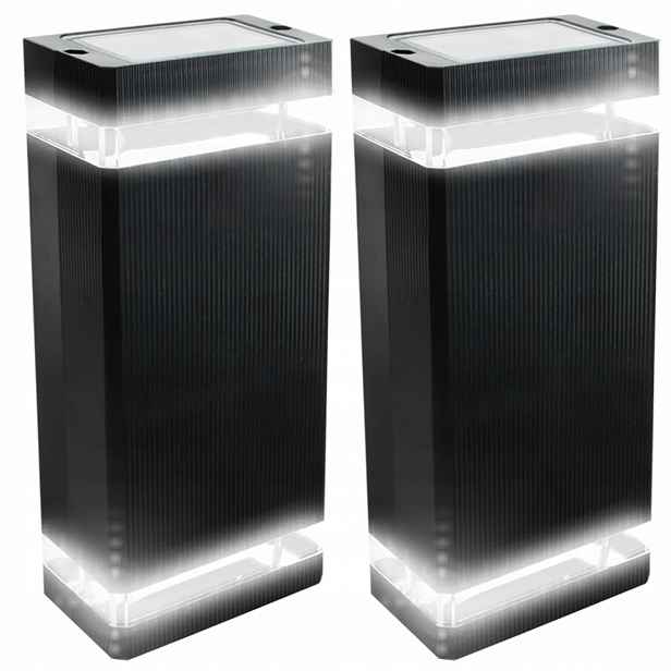2x Vodotěsná venkovní lampa na zeď Nástěnné svítidlo na terasu Fasádu domu