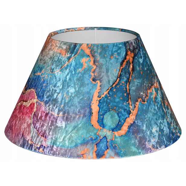 Designový zavinovací závěs s okrajem, kužel 15/31 h18 cm E27 Geody 02 Panca