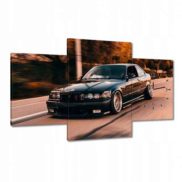 Hodiny 100x60 Bmw Auta Beemki