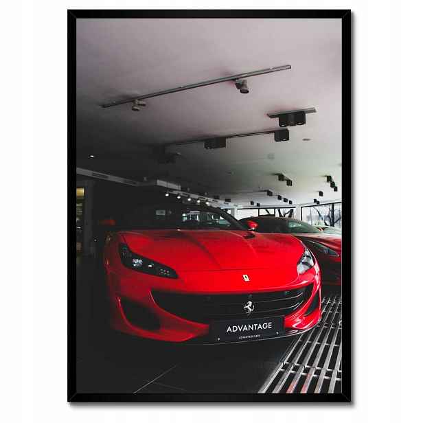 Plakáty v rámu 50x70 Auto Ferrari Auto