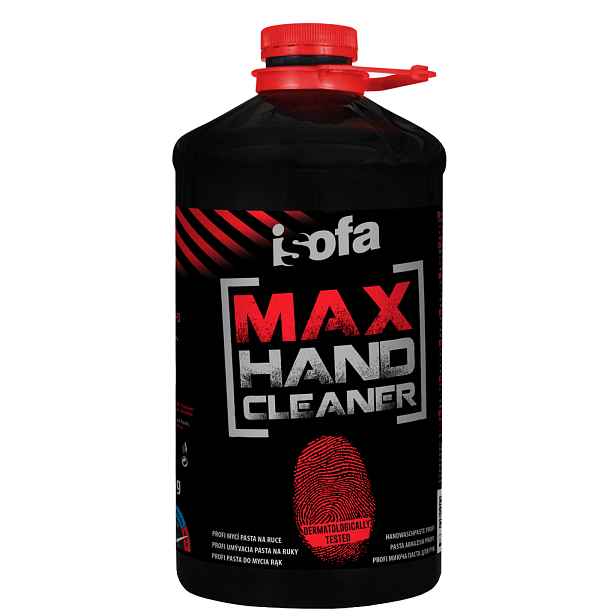 ISOFA Max profi mycí pasta na ruce 4,2kg  červená