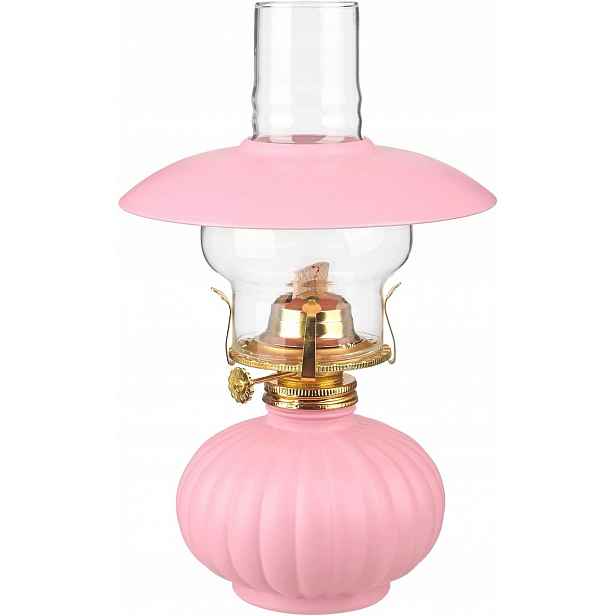 Petrolejová Lampa 28 CM Crar Dekorativní, Tradiční Univerzální Skleněná Lampa