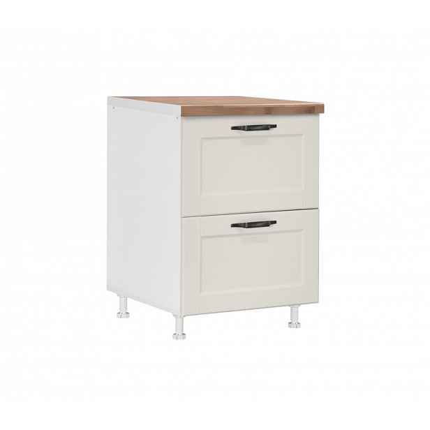 Spodní skříňka D60 2F PL-BOX CONTEMPO - béžová