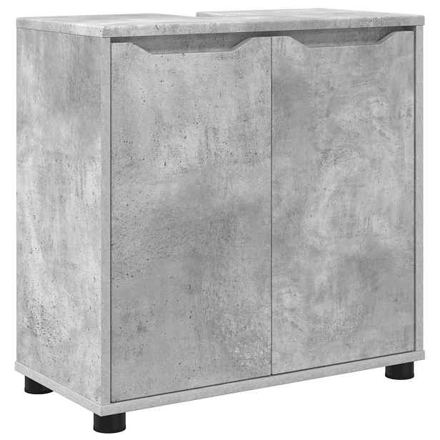 vidaXL Koupelnová skříň pod umyvadlo Betonově šedá 60 x 30 x 60 cm