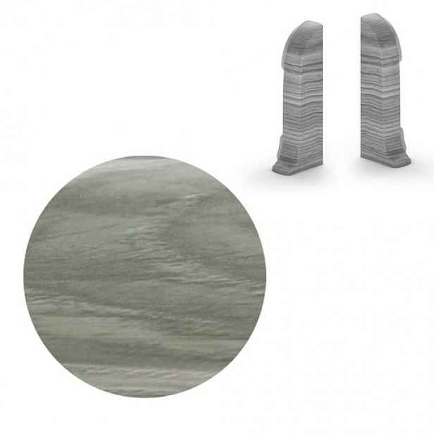Koncovka k soklu Naturel chateau , PVC délka 0,5 cm, výška hrany 56 mm, NATNGTK99