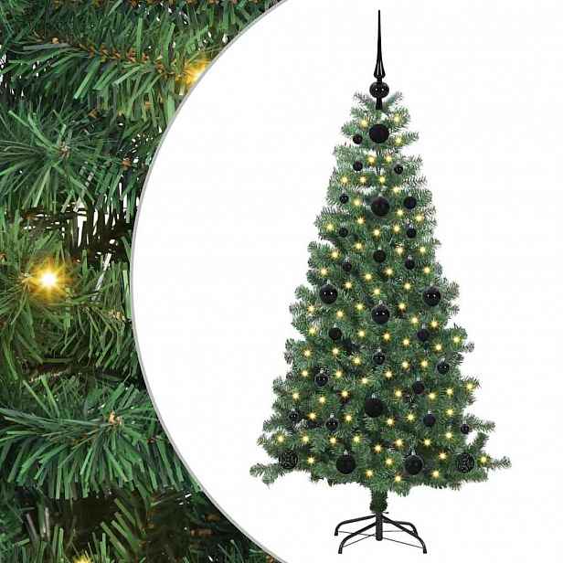 vidaXL Vánoční stromeček Zelená 120 cm PVC
