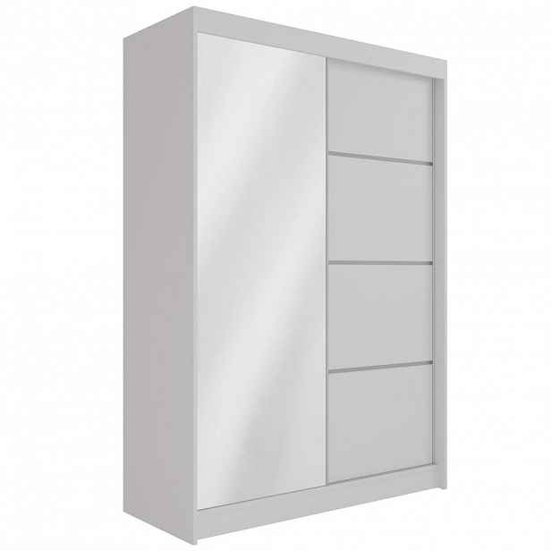 ALTDECOR ŠATNÍ SKŘÍŇ PAOKI – 150 cm – bílá