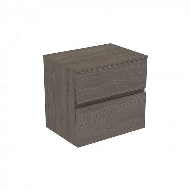 Ideal Standard Finesse - Umyvadlová skříňka, 60x44x56 cm, 2 zásuvky, Dark Elm E3422UR