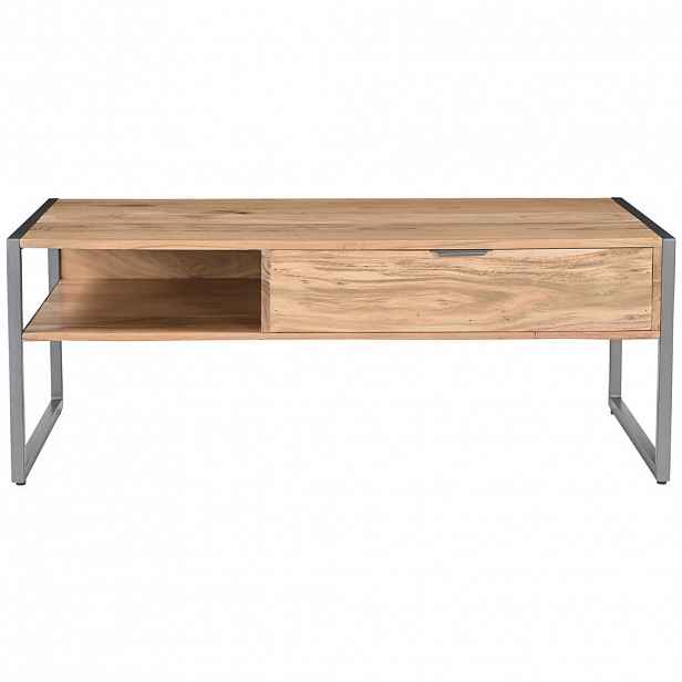 Livetastic KONFERENČNÍ STOLEK, přírodní barvy, dřevo, kov, 120/60/45 cm