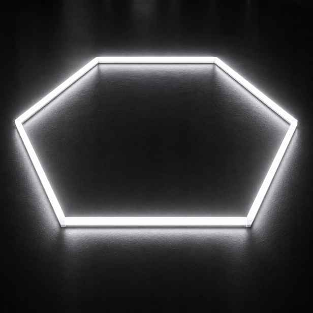 Sada Led žárovek HEX1 bílá 92x79 Cm 42W detailing garáž auto 6500K