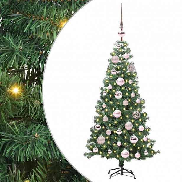 vidaXL Vánoční stromeček Zelená 120 cm PVC
