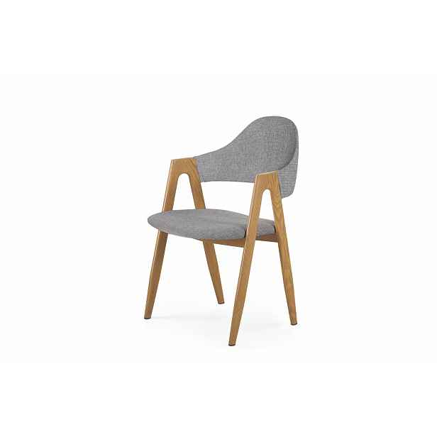 HALMAR Designová židle Lona šedá