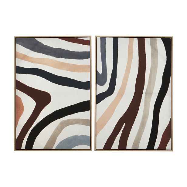 Obrazy v sadě 2 ks s rámem/na plátně 63x93 cm Astratto – Premier Housewares