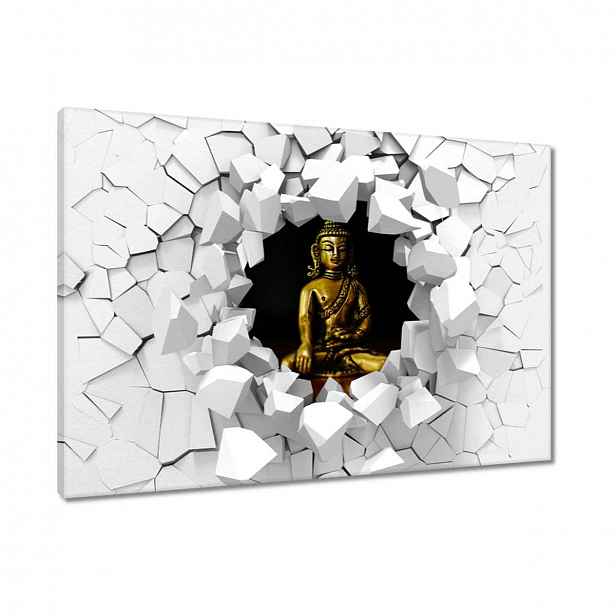 Obrazy 120x80 Zlatý Buddha Zlato