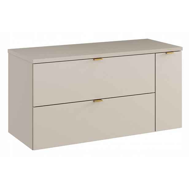 Zestaw meblowy Dalia Cashmere, 100cm z blatem i szafką cargo