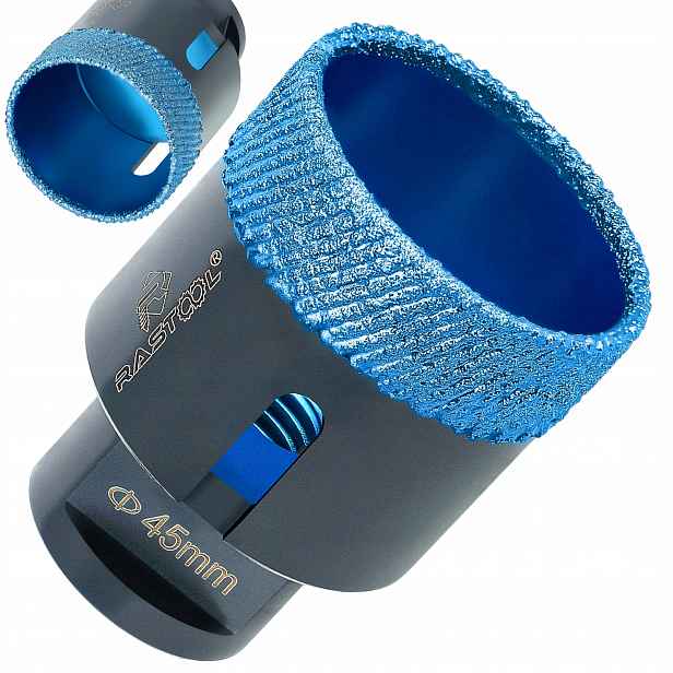 Korunkový Vrták 45 MM Pro Suchý Gres, Bruska M14 Nejvyšší Kvalita