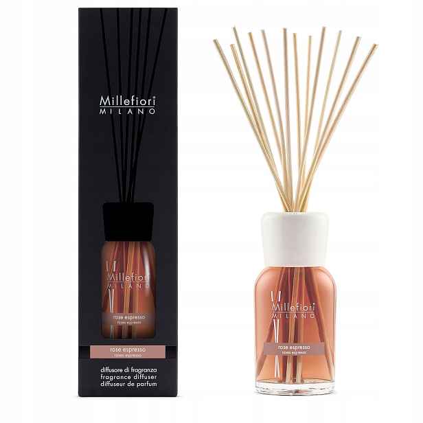 Millefiori Tyčinky Rose Espresso 500 ml