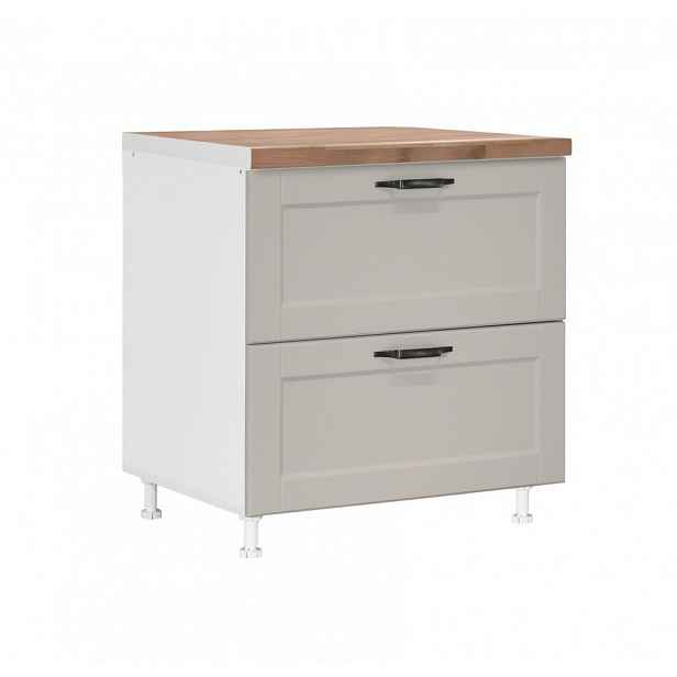Spodní skříňka D80 2F PL-BOX CONTEMPO - písek