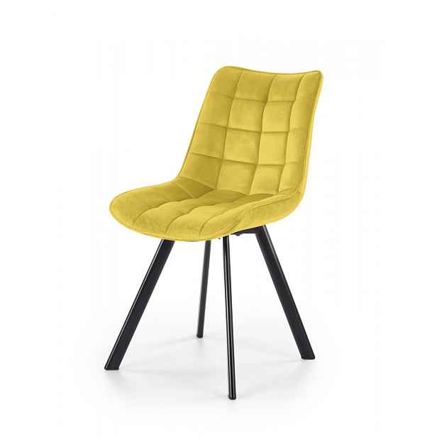 HALMAR Designová židle Mirah hořčicová