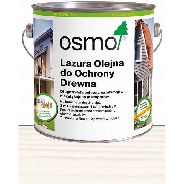 Osmo Olejová lazura Azurový olej na dřevo 900 Bílý 2,5 l