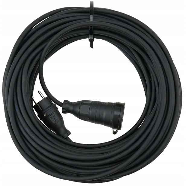 Prodlužovací Kabel Gumový Stavební Jednoduchý 50 M Odolný 3X1,5 MM 16A Guma IP44