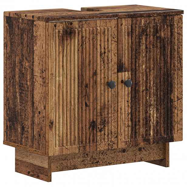 vidaXL Skříňka pod umyvadlo EDE Staré dřevo 59,5 x 31,5 x 59 cm