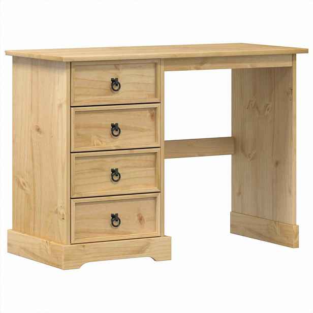 vidaXL Toaletní stolek Corona 104 x 47 x 75 cm masivní borové dřevo