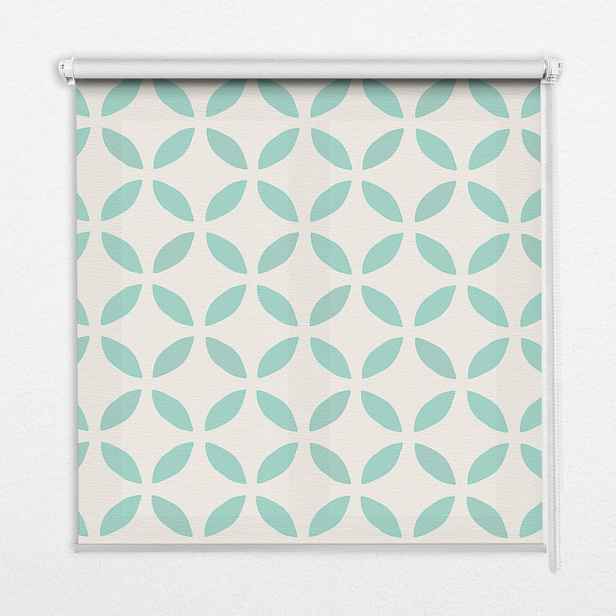 TULUP VNITŘNÍ roleta - okenní roleta - roleta - 100x100 cm - Béžový vzor