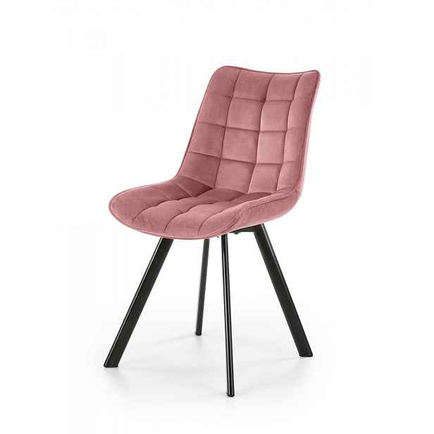 HALMAR Designová židle Mirah růžová