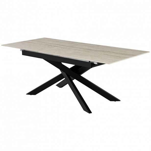 MID.YOU JÍDELNÍ STŮL, černá, béžová, 200/90/76 cm