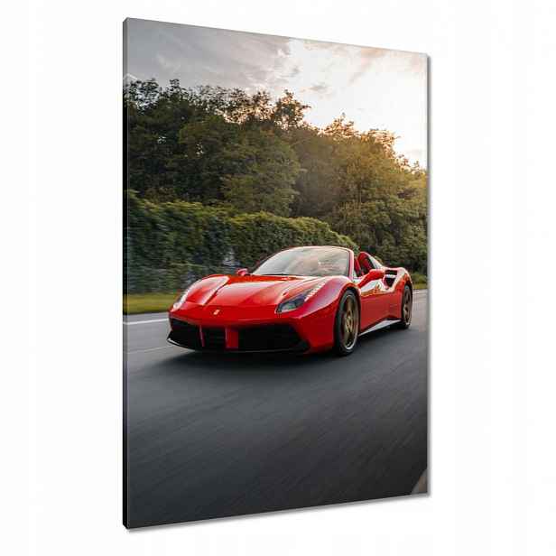 Obrazy 70x100 Červené Ferrari Cesta