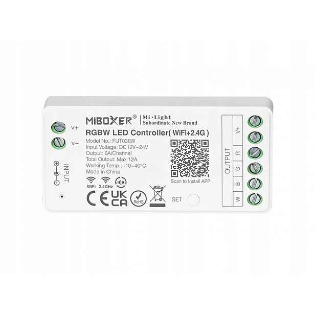 Wifi Bt zónový Ovladač Milight FUT038W Rgbw