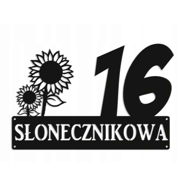 Číslo Na Dům 80 cm Tabule Adresa Ocel 2 mm Grafika 5752