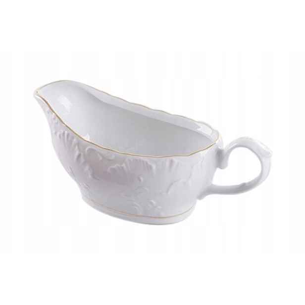 Ćmielów Rococo Omáčník rokoková Zlatá porcelánová řada 500 ml