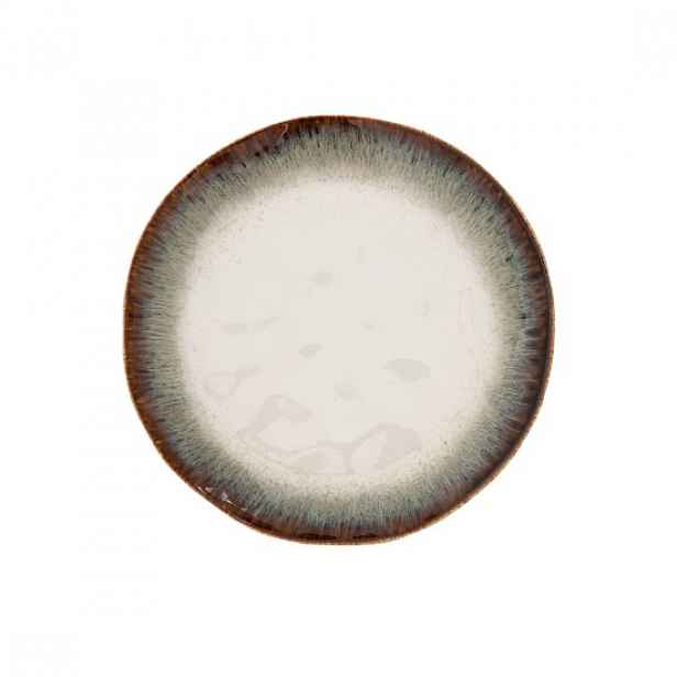 Porcelánový talíř, 21 cm, hnědý, "Nuances" - Easy Life