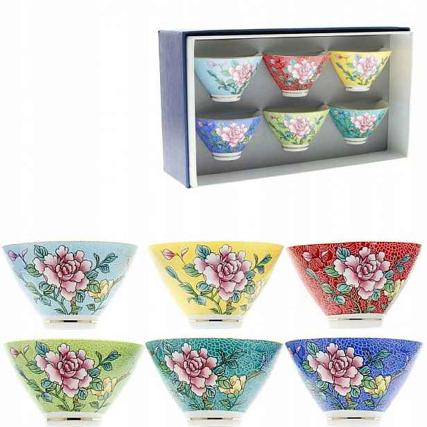Šálky Na Čaj A Bylinky 6x Čaroděj Porcelánový Set Jako Dárek