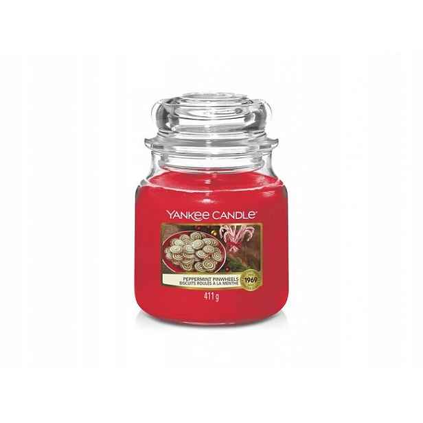 Yankee candle Vonná Svíčka Yankee Candle Peppermint Pinwheels Classic Střed