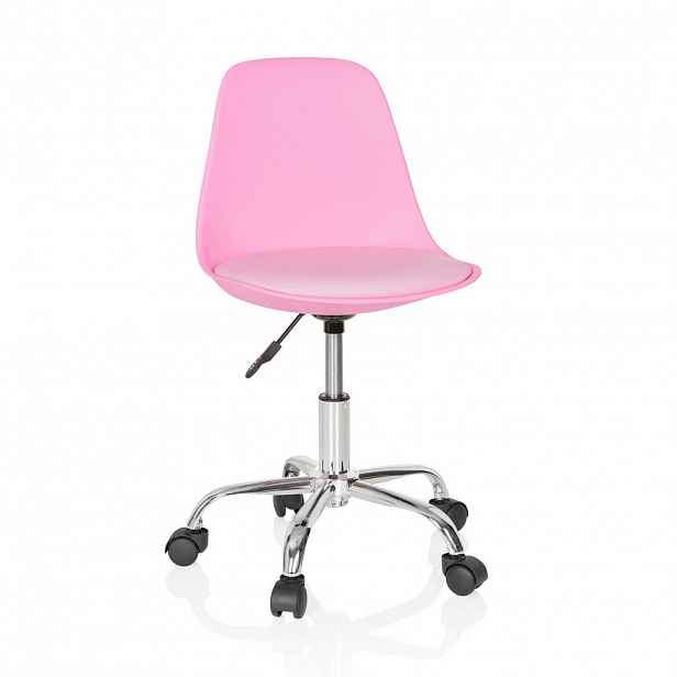 MID.YOU OTOČNÁ ŽIDLE PRO MLÁDEŽ, pink